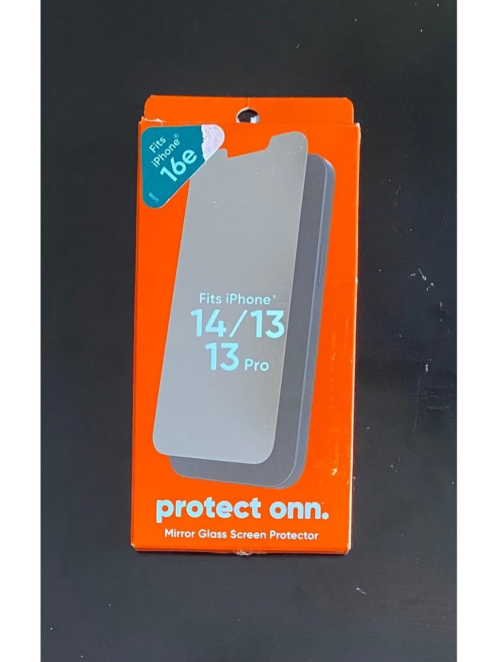 Onn Mirror Glass Screen Protector for iPhone 16e/14/13/13Pro